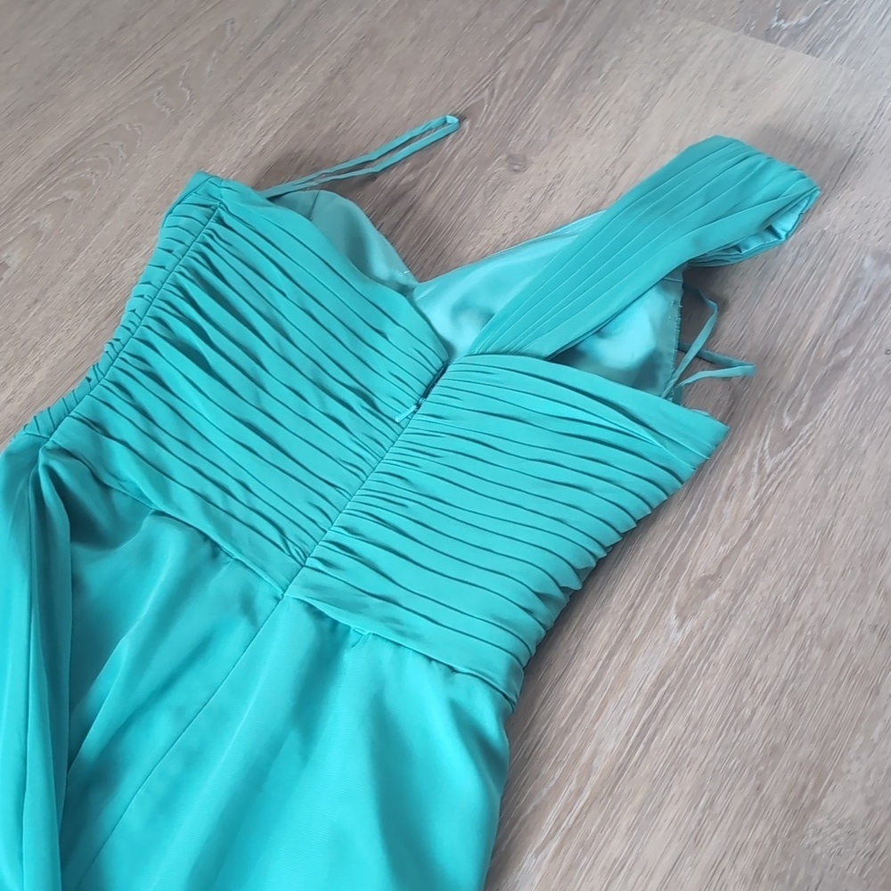 Rosa Clara Mermaid One Shoulder Gown Size 10 - Picture 11 of 13